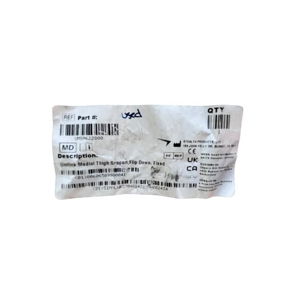 Stealth Products Unilink Thigh Support Fixed, Flip Down Wheelchair Use - Picture 7 of 7